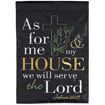 Kamyiah Double Sided 18'' H x 13'' W Polyester Garden Flag