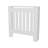 Rio Radiator Cover with Vertical Slats, Freestanding Radiator Cabinet, White-113630603