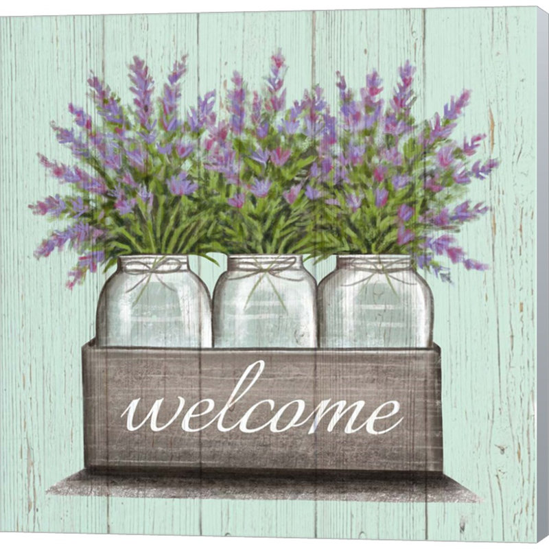«Welcome» par Elizabeth Tyndall, art mural sur toile
