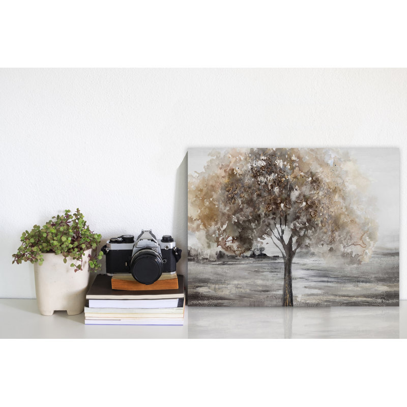 Peinture sur toile tendue, H 12 po x l 16 po x P 1,5 po