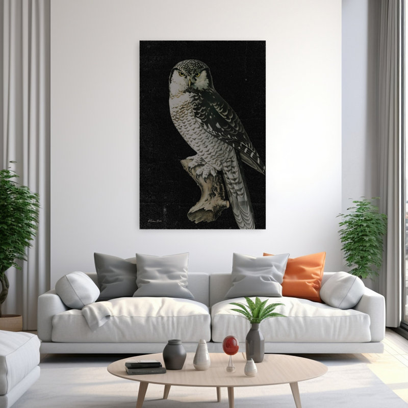 Moody Owl, H 60 po x l 40 po