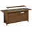 57 In Propane Fire Pit Table, 50000BTU, Retangular Outdoor Gas Fire Pit Table, Firepit Table With Lid & Wind Guard, ETL Certification, For Garden Backyard Deck Patio Camping Party-2069872829