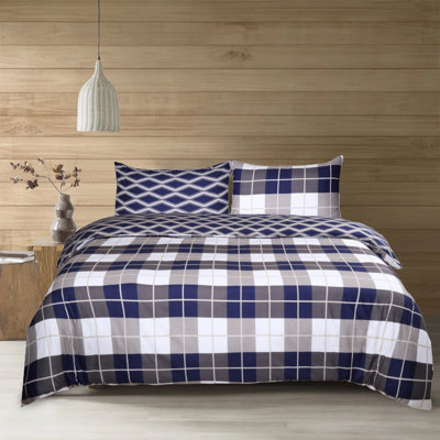 Braylene Microfiber Duvet Cover Set with Pillowcases