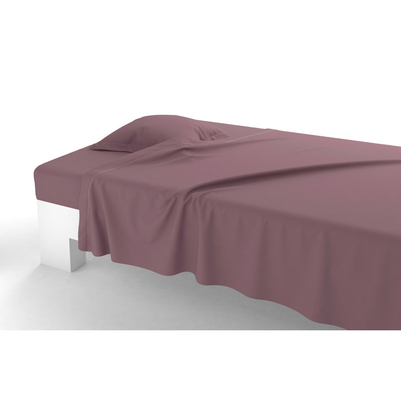 Vexin 100% Cotton Percale Fitted Sheet, California King, Volcano