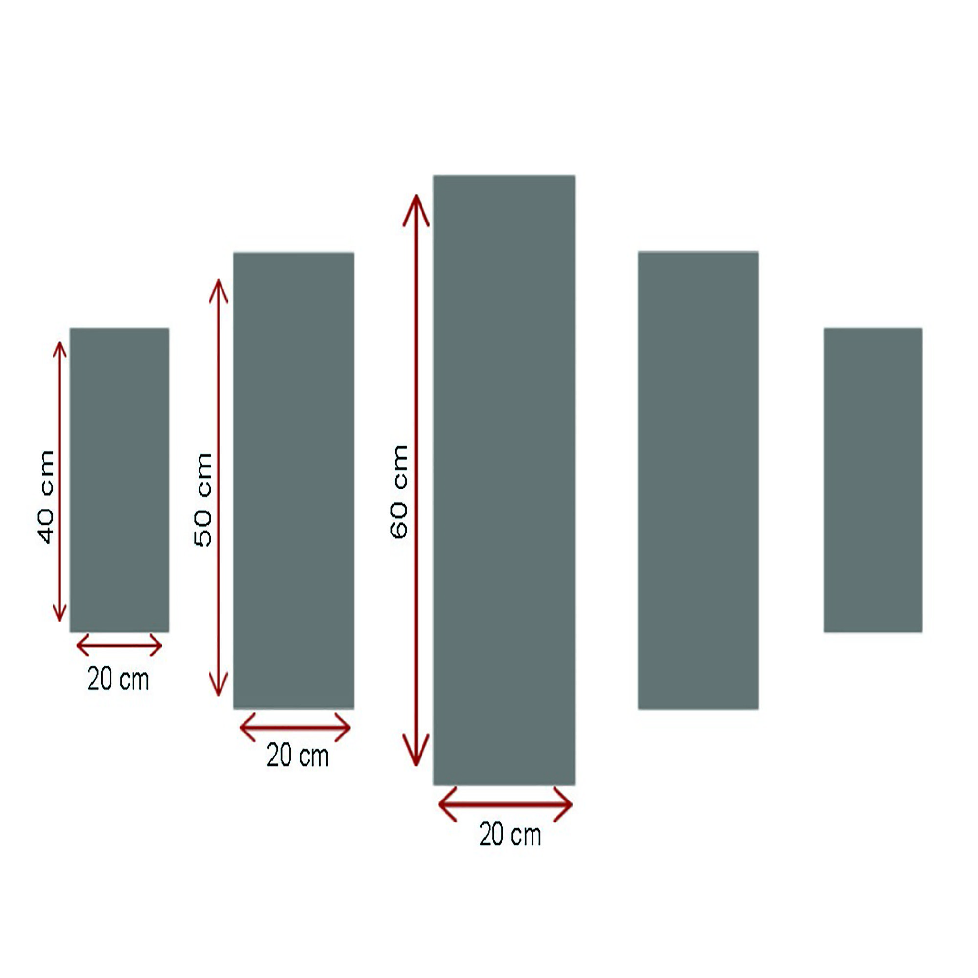 East Urban Home 5 Piece Unframed Graphic Art Print Set on Wood ...