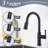 Single Handle Pull Down Sprayer Kitchen Faucet With 3-Spray Modes In Spot Free Stainless Steel-110975876