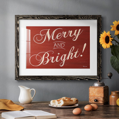 Red Merry and Bright - reproduction d'un seul cadre photo
