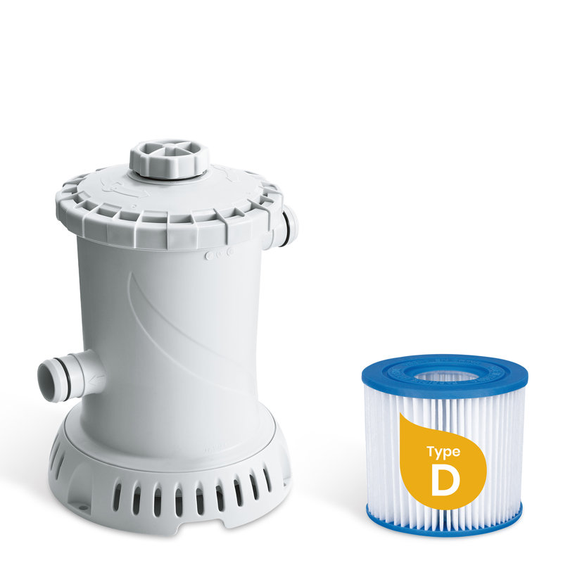 Funsicule: Pompe à filtre à cartouche RX600 - pour les piscines hors terre jusqu'à 12 pieds, cartouche filtrante de type D, 600 GPH