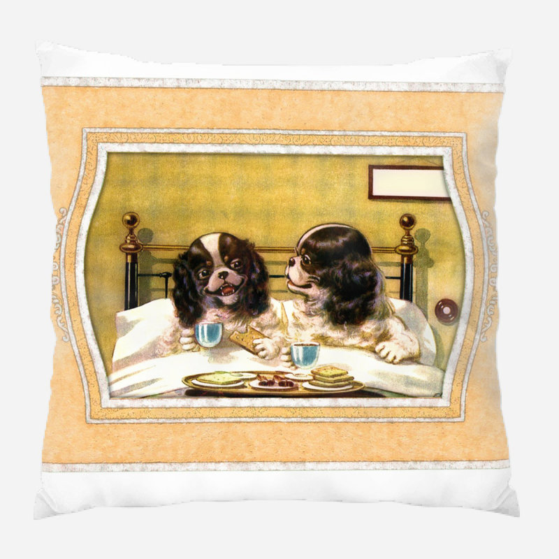 Housse et insert de coussin carré pour chien , Intérieur, Microsuède