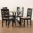 Javarrie 4 - Person Four Leg Dining Set