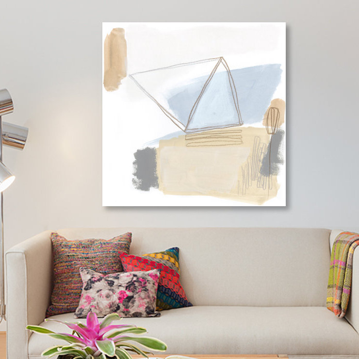 « overture vi », impression sur toile, H 12 po x l 12 po x P 1,5 po, Pas de tapis, Toile tendue