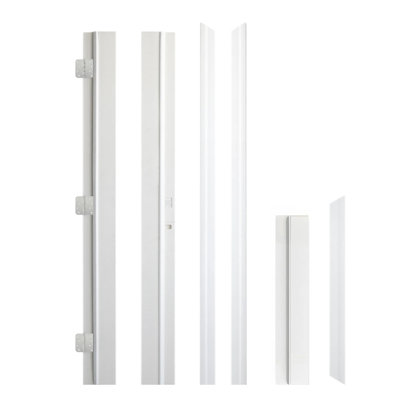 36” x 80” White Vinyl Entry Door Frame – Left-Hand Inswing, 4-9/16” Door Jamb