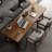 Light-walnut Rectangular Solid Wood desk-1230239310