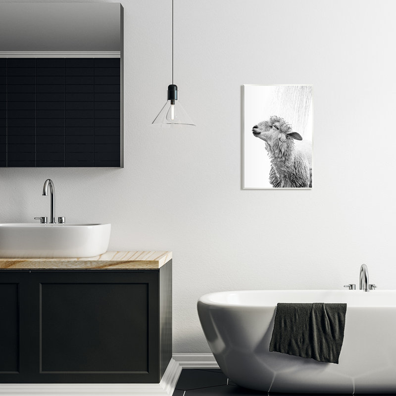 «Sheep Bathroom Splash» par Annalisa Latella, H 19 po x l 13 po x P 0,5 po