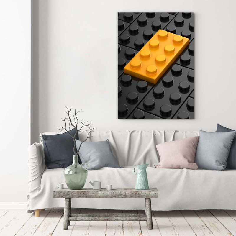 Lego Bricks - Wrapped Canvas Print
