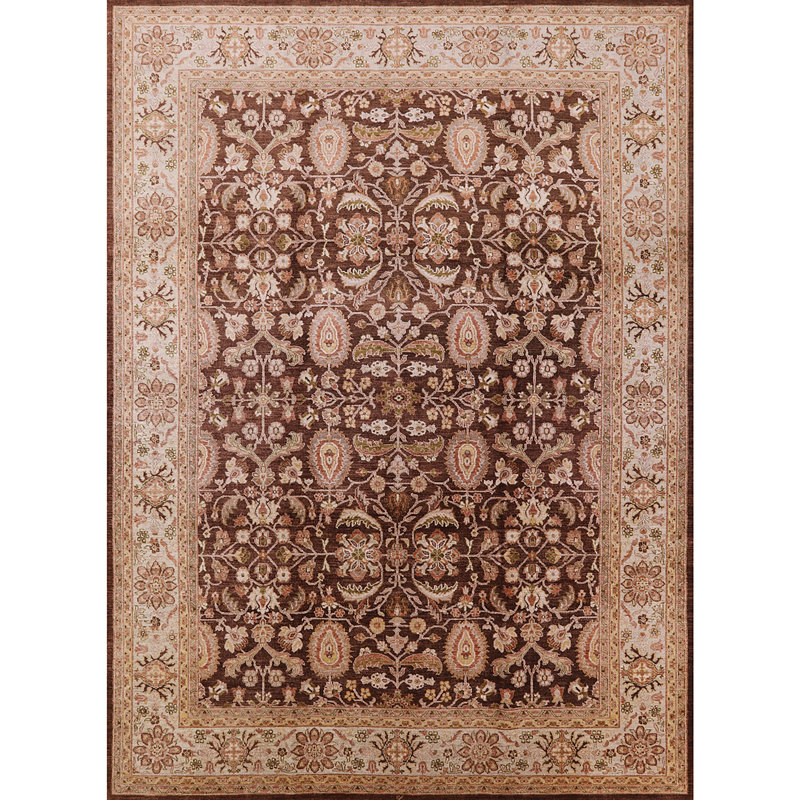 Tapis beige / brun Gatlinburg, Rectangle 8 pi x 12 pi