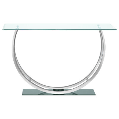 Danville 48'' Glass Top Console Table