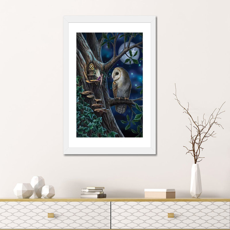 « Fairy tales » par Lisa Parker-impression d’art graphique, Blanc, H 32 po x l 24 po x P 1 po, Papier blanc