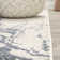 Cooper-John Abstract Marbled Modern Blue/Cream Rug