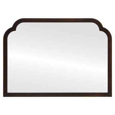Miroir de cheminée encadré
