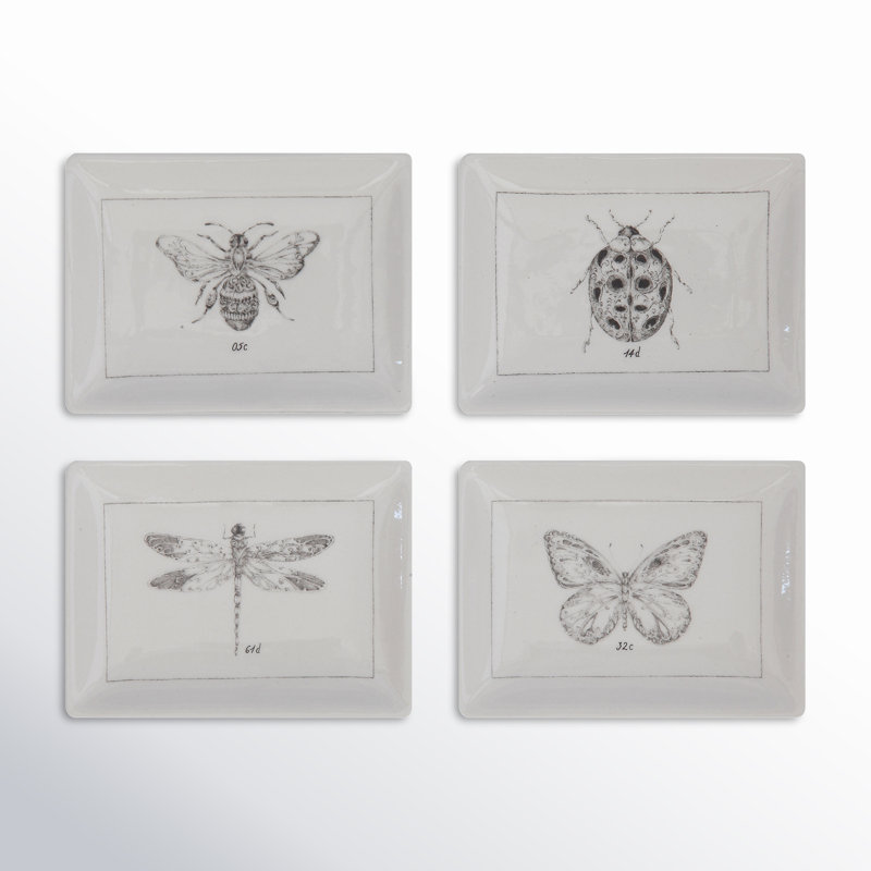 Fabio Insect Bread and Butter Plate Set