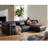 4 Pieces L Shaped Upholstered Sectional Modular Cloud Sofa With Ottoman-1989508683