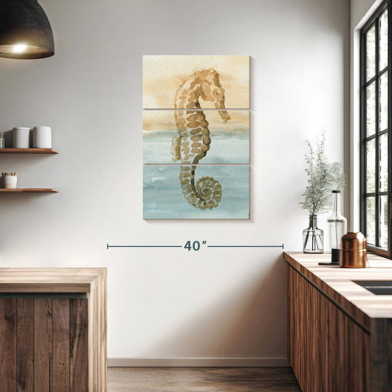 Brampt paisible sable et mer, H 38 po x l 24 po