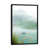 White Floater  Framed