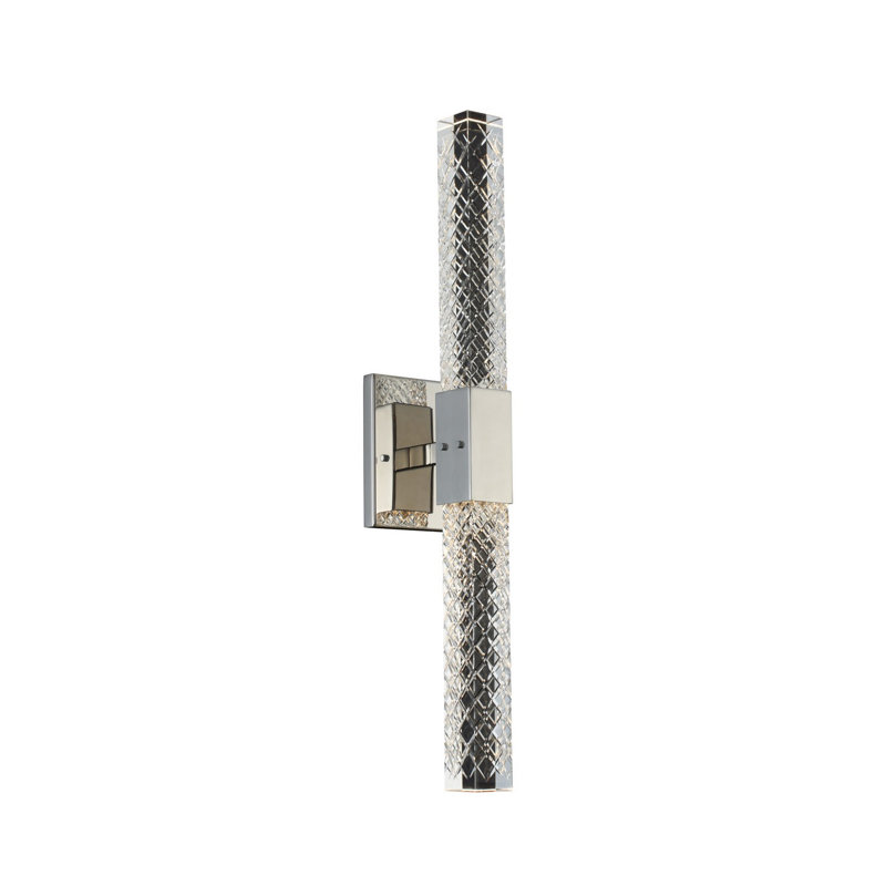 Apollo 1 LT Chrome/Clear Wall Sconce Allegri
