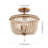 Norcott Solid Wood Semi Flush Mount-465187590