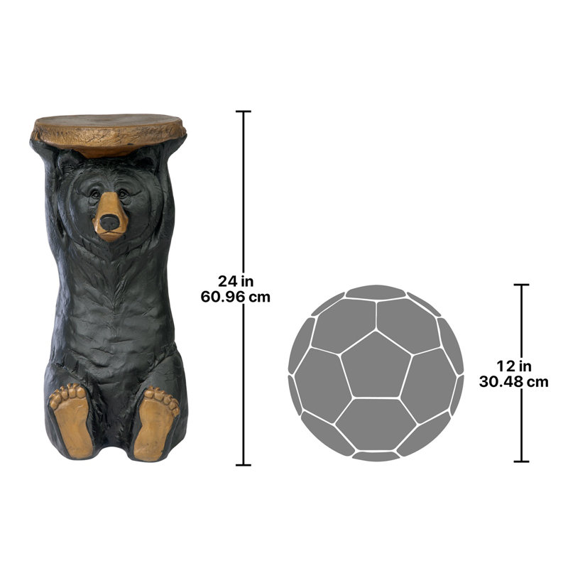 Black Forest Bear Side Table