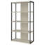 Étagère à livres en métal H 72,5 "x l 36,6" Nilsa