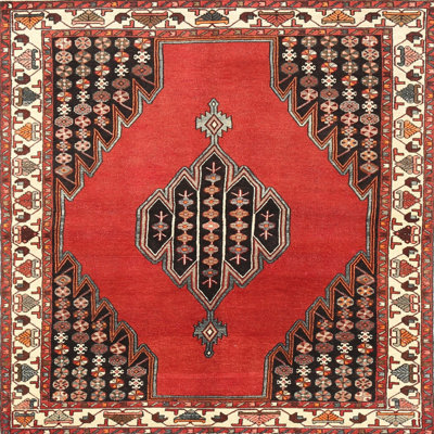 Tapis oriental rouge / beige