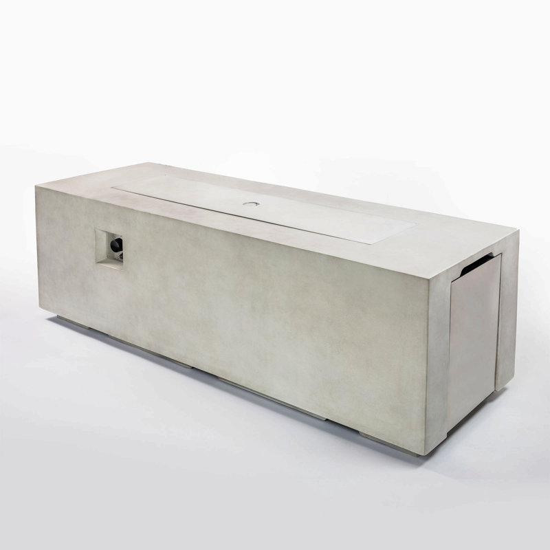 Concrete Large Fire Pit Table, Concrete 