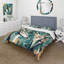 Ensemble de housse de couette en microfibre / polyester Green Beige-586256948
