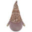 Figurine de table gnome de Noël 12 po rose et or rose