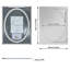 Debroh Wall LED Bathroom Mirror Backlit-1086153921