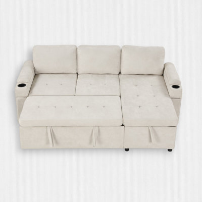 2 - Piece 83.5'' Upholstered L-Shape Sectional