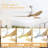 52" Modern Smart Ceiling Fan - Wood Grain, With Dimmable 3-Colour LED Light (Memory Feature), Remote Control, Quiet Reversible DC Motor-1084862767-1084862765