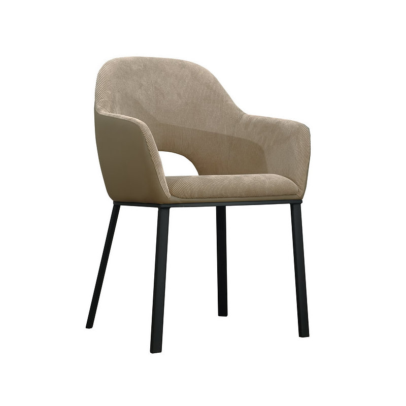 Anadarko 47cm H Upholstered Metal Armchair