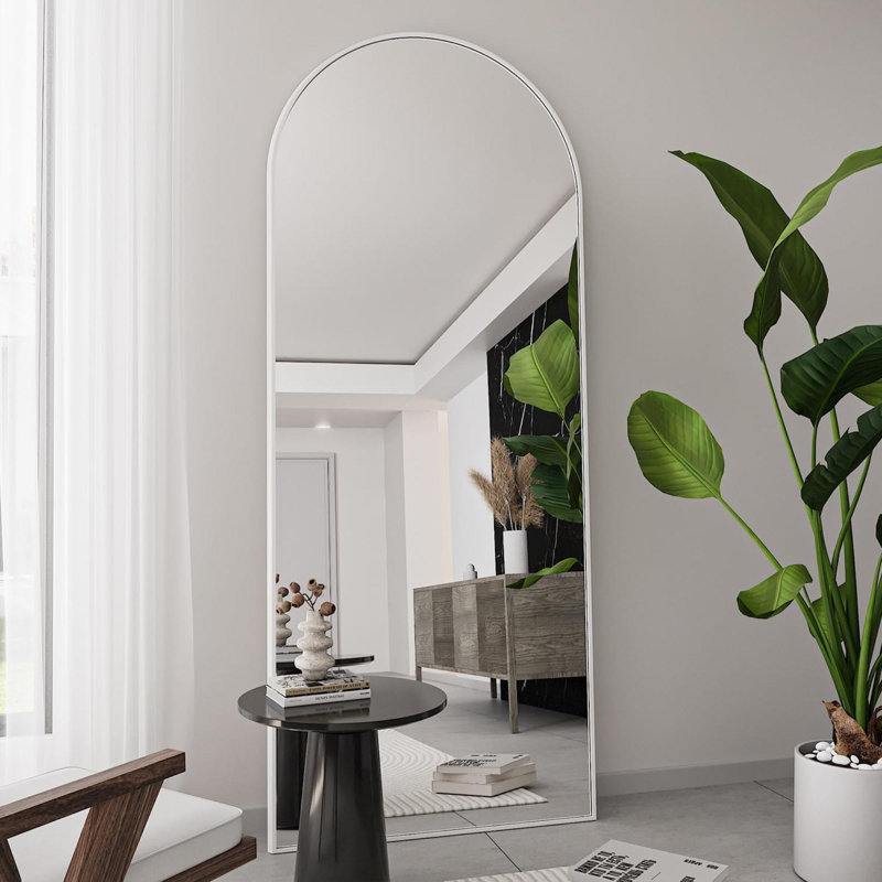 Miroir Coggon, Blanc, 64 po x 21 po