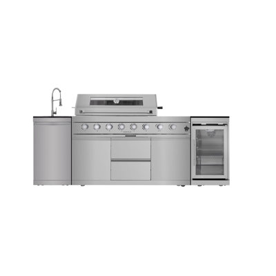 Sink Cabinet With Tap Stainless Steel Outdoor Kitchen Islands
