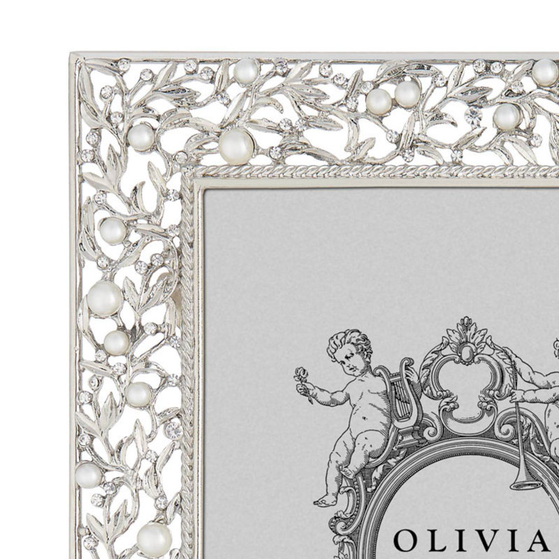 Eleanor Metal Picture Frame, 5" x 7", Silver