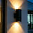 Breshawna Aluminum Matte Black Outdoor Armed Sconce