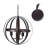 Gaskill 3 - Light Antique Copper Lantern Pendant