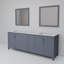 Meuble-lavabo double l 80 po x P 22 po et miroirs 30 po.-112957599-66637710