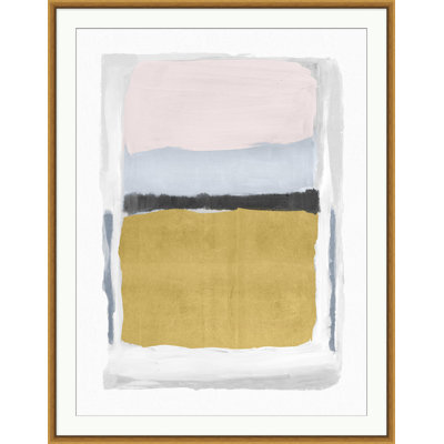 Pink And Gold 3 Painting