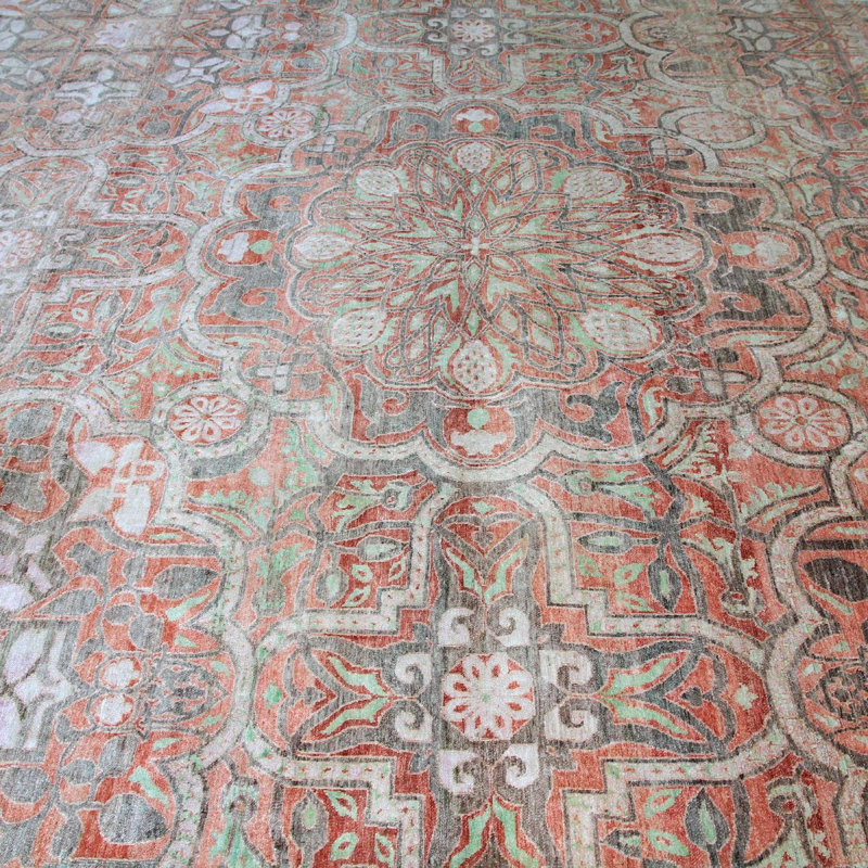 Pink Alchemy Transitional Silk Rug - 8'8" x 12'3"