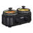 Sunvivi Dual Pot Slow Cooker, 2 x 1.25 Qt-91992459