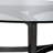 Almedia Round Cocktail Table w/ Glass Top